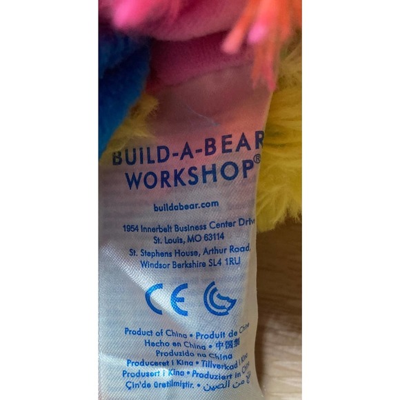 Build a Bear Mix Monster/ Bright Color 19 inch  Pre-owned - Picture 4 of 7